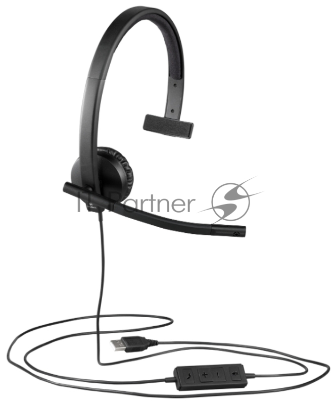 Наушники Logitech Headset H570E USB Mono 981-000571 OEM