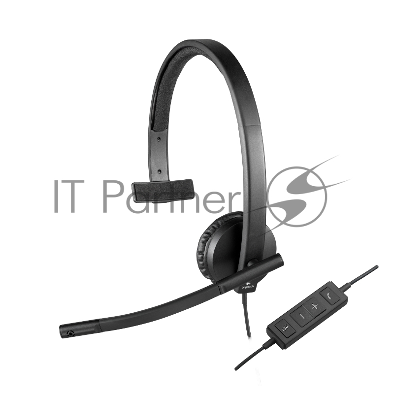 Наушники Logitech Headset H570E USB Mono 981-000571 OEM