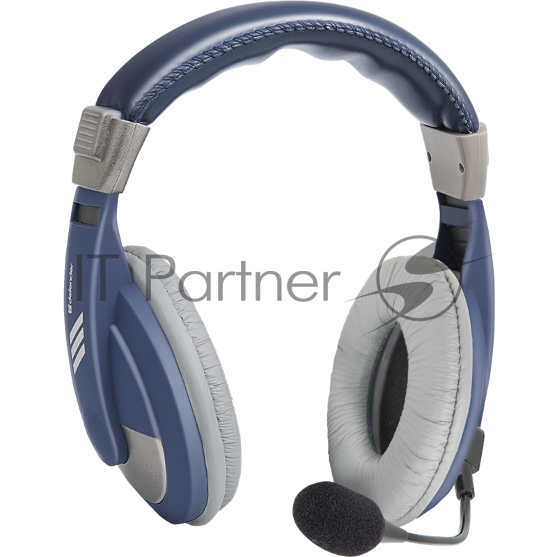 Наушники DEFENDER Gryphon HN-750 синий, кабель 2 м 63748