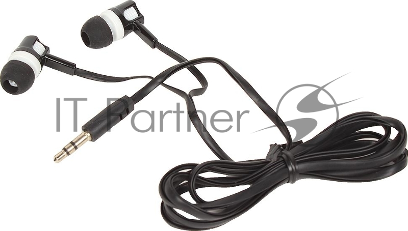 Наушники Defender Наушники вставки Basic 609 черный + белый 63609