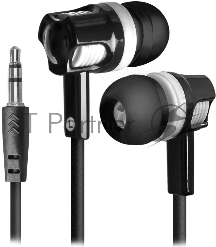 Наушники Defender Наушники вставки Basic 609 черный + белый 63609