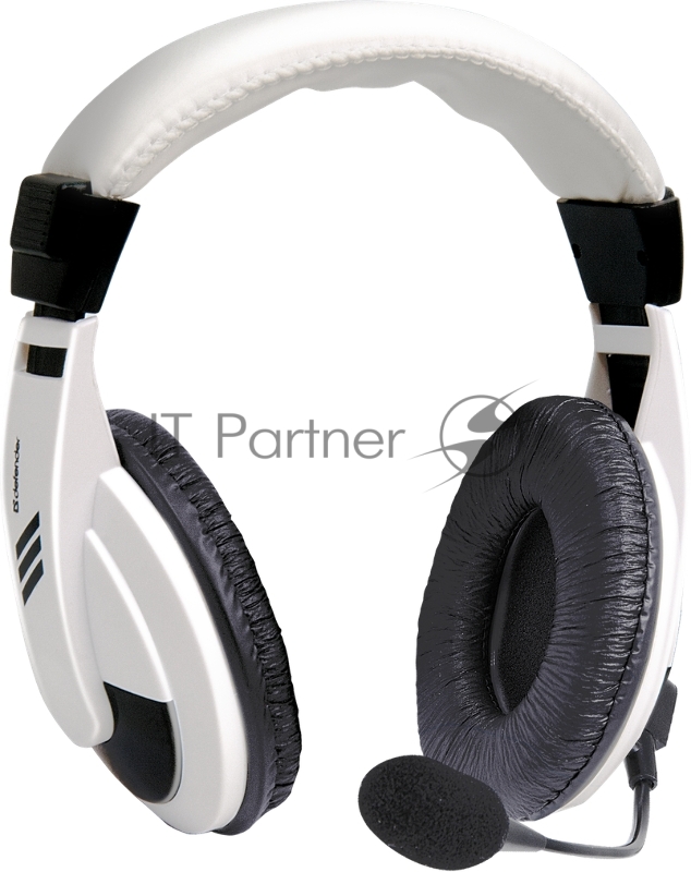 Наушники Defender Gryphon 750 белый, кабель 2 м 63747