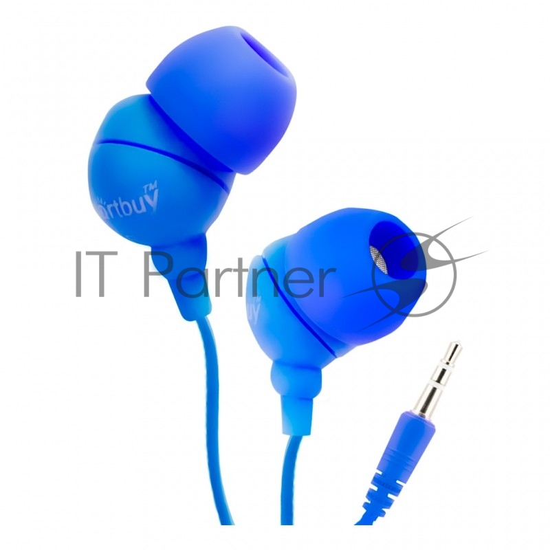 Внутриканальные наушники SmartBuy® COLOR TREND, синие (арт. SBE-3400)/320