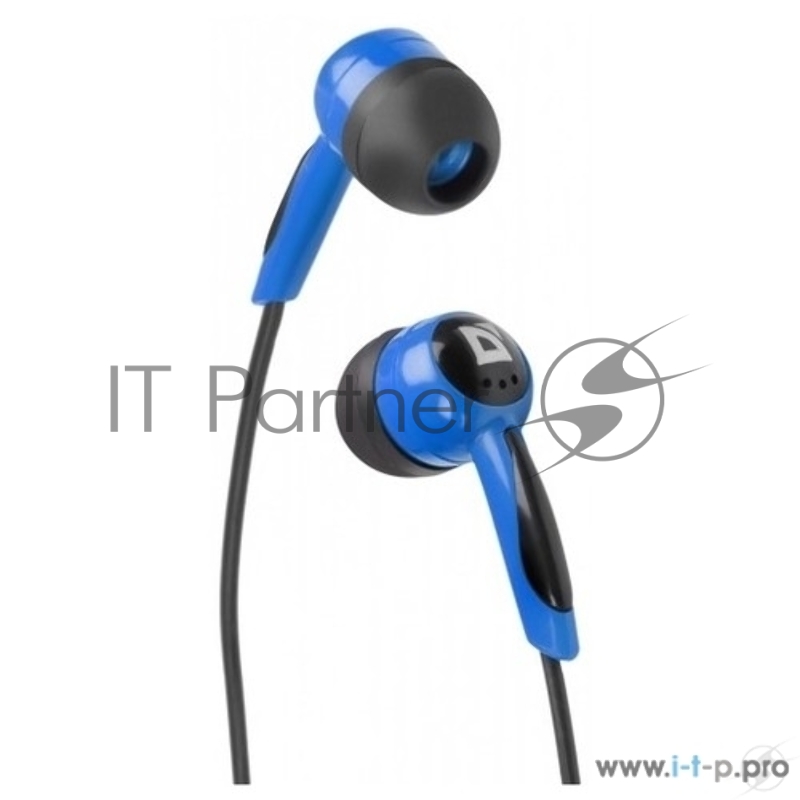 Наушники Defender Basic-604 Blue кабель 1,1 м