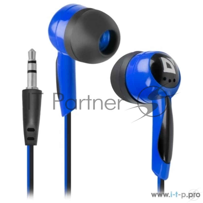 Наушники Defender Basic-604 Blue кабель 1,1 м