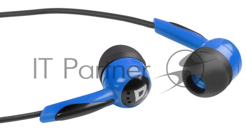 Наушники Defender Basic-604 Blue кабель 1,1 м