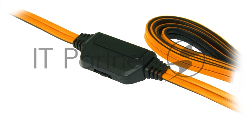 Наушники DEFENDER Warhead G-120 черный + оранжевый, кабель 2 м