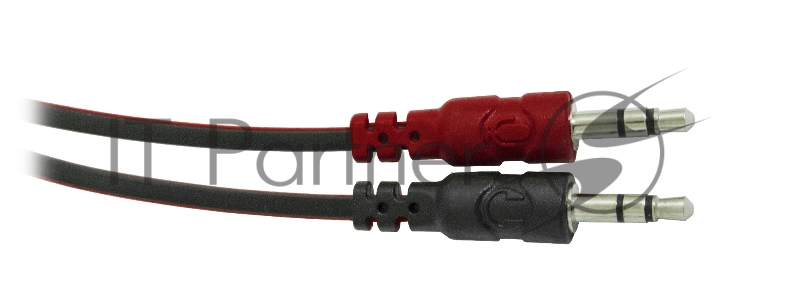 Наушники DEFENDER Warhead G-185 черный + красный, кабель 2 м