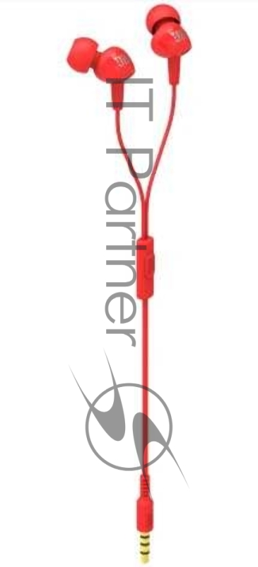 Наушники JBL Гарнитура C100si, красная