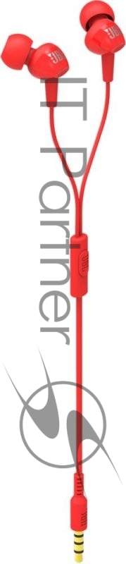 Наушники JBL Гарнитура C100si, красная