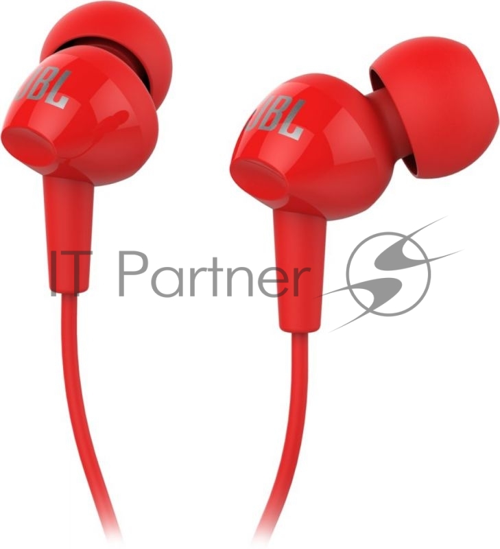 Наушники JBL Гарнитура C100si, красная