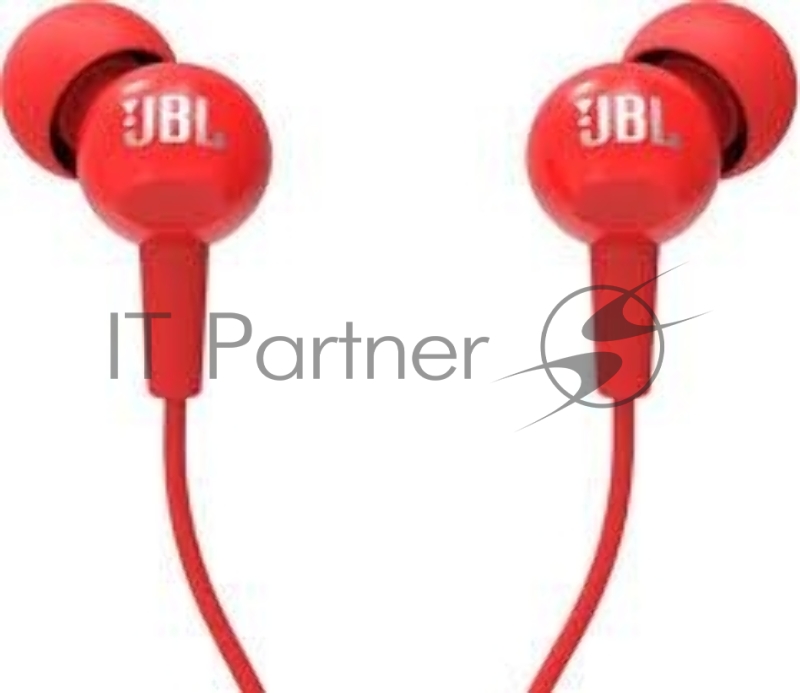 Наушники JBL Гарнитура C100si, красная