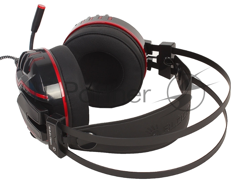 Наушники с микрофоном A4 Bloody M615 черный 1.2м мониторы оголовье (M615 B/R)