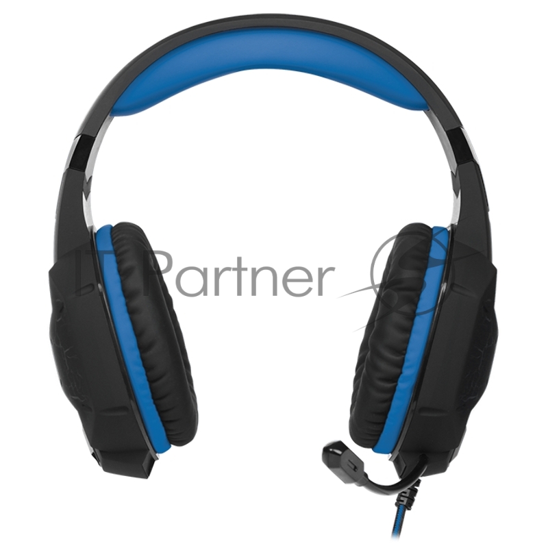 Гарнитура SVEN AP-U980MV, черный-синий (USB, LED, 7.1, 2.2m)