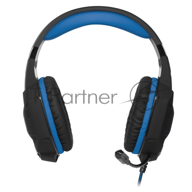 Гарнитура SVEN AP-U980MV, черный-синий (USB, LED, 7.1, 2.2m)