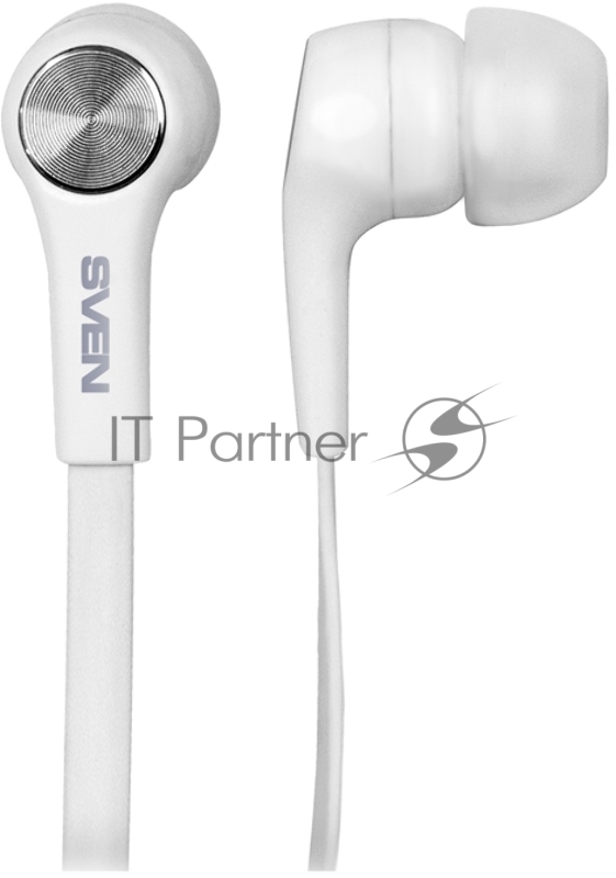 Внутриканальные стереонаушники с микрофоном SVEN E-211M, белый