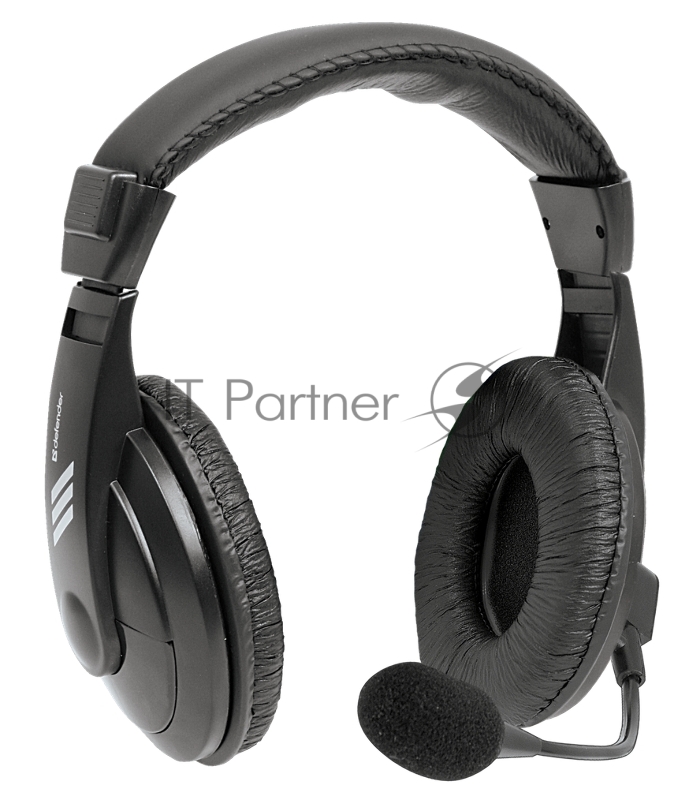 Гарнитура Defender Gryphon 750U USB, черный, 1.8м кабель