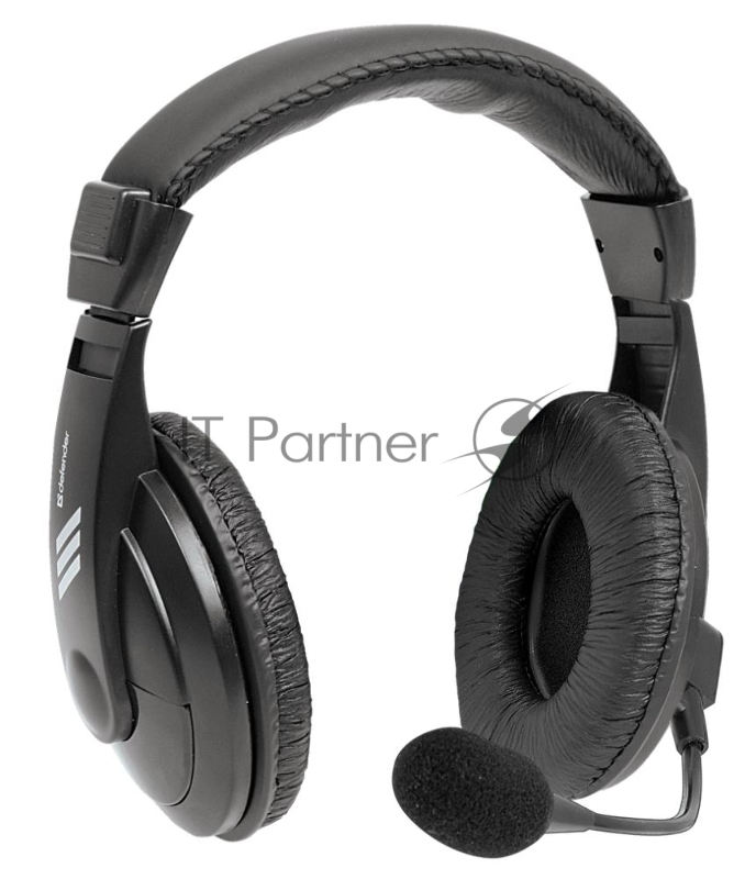 Гарнитура Defender Gryphon 750U USB, черный, 1.8м кабель