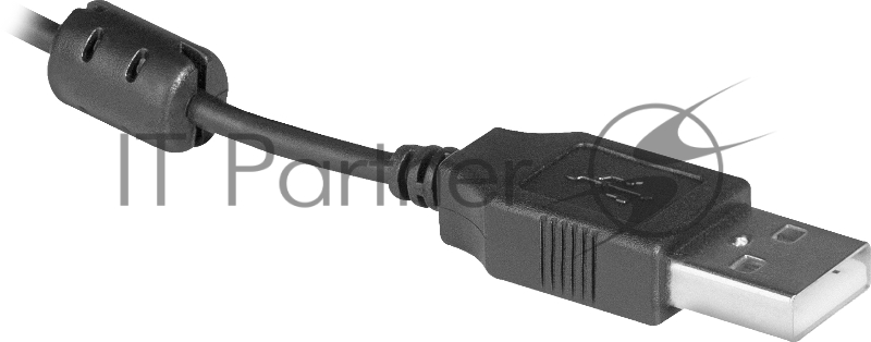 Гарнитура Defender Gryphon 750U USB, черный, 1.8м кабель