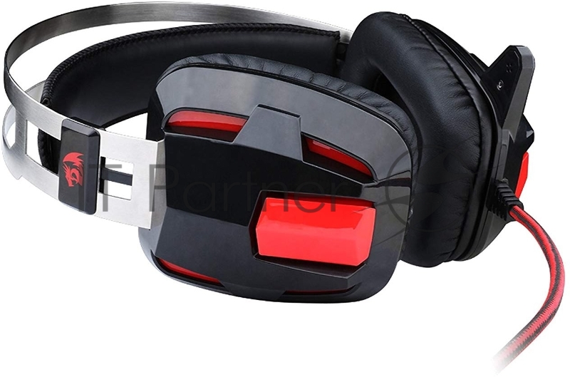 Гарнитура REDRAGON игровая Lagopasmutus 2 красный + черный, кабель 2 м.