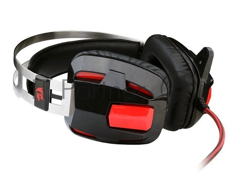 Гарнитура REDRAGON игровая Lagopasmutus 2 красный + черный, кабель 2 м.