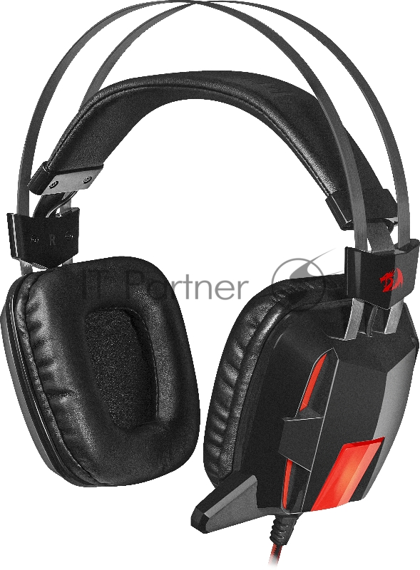 Гарнитура REDRAGON игровая Lagopasmutus 2 красный + черный, кабель 2 м.