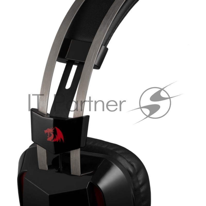 Гарнитура REDRAGON игровая Lagopasmutus 2 красный + черный, кабель 2 м.