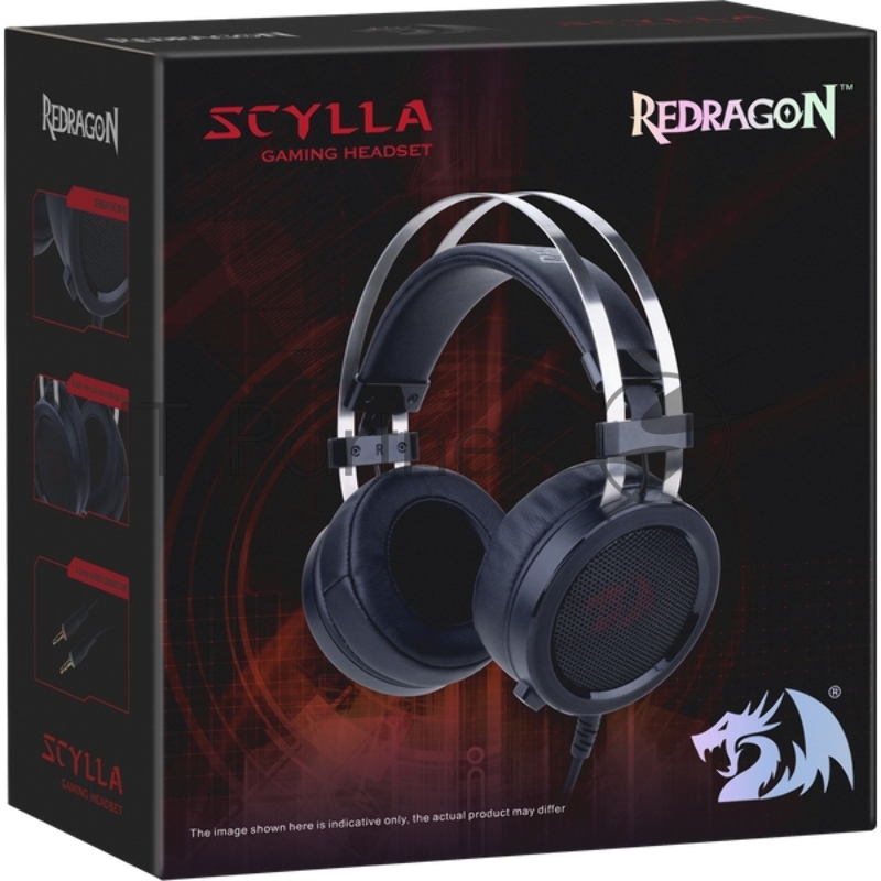 Гарнитура DEFENDER GAMING SCYLLA BLACK RED REDRAGON 75064