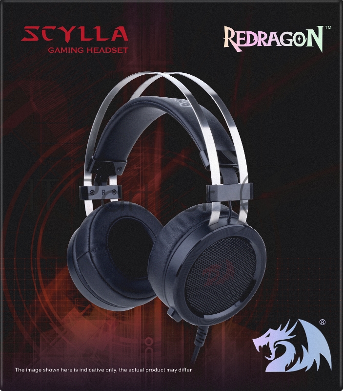 Гарнитура DEFENDER GAMING SCYLLA BLACK RED REDRAGON 75064