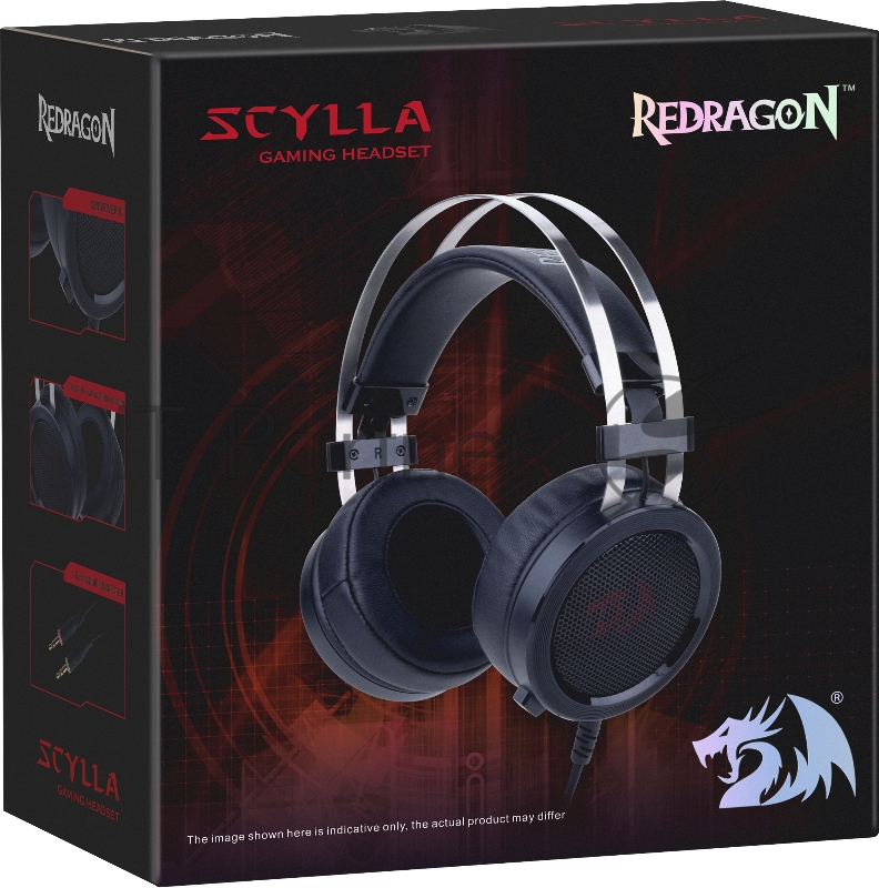 Гарнитура DEFENDER GAMING SCYLLA BLACK RED REDRAGON 75064