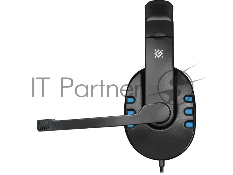 Гарнитура GAMING WARHEAD G-160 BLACK/BLUE 64118 DEFENDER