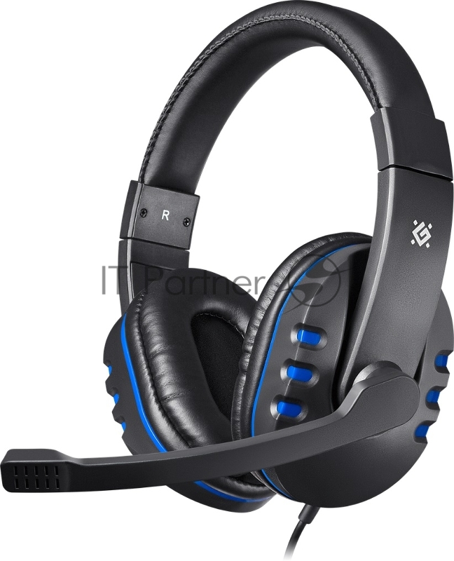 Гарнитура GAMING WARHEAD G-160 BLACK/BLUE 64118 DEFENDER