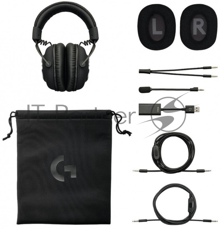 Гарнитура Logitech Headset G PRO X Gaming - BLACK - USB