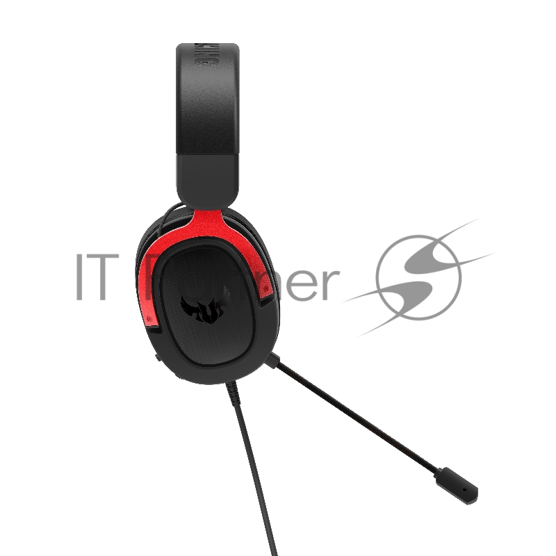 Игровые наушники ASUS TUF Gaming H3 чёрно-красные (7.1 виртуально, 50мм, неодимовые магниты, 32 Ом, 20~20000 Гц, микрофон, USB, PC, Mac, PS4, Nintendo Switch, Xbox One, 90YH02AR-B1UA00)