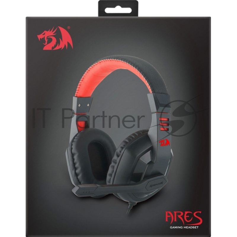 Гарнитура GAMING ARES RED/BLACK REDRAGON 78343 DEFENDER