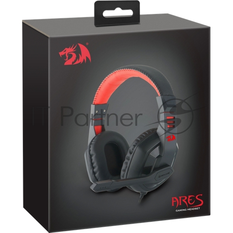Гарнитура GAMING ARES RED/BLACK REDRAGON 78343 DEFENDER