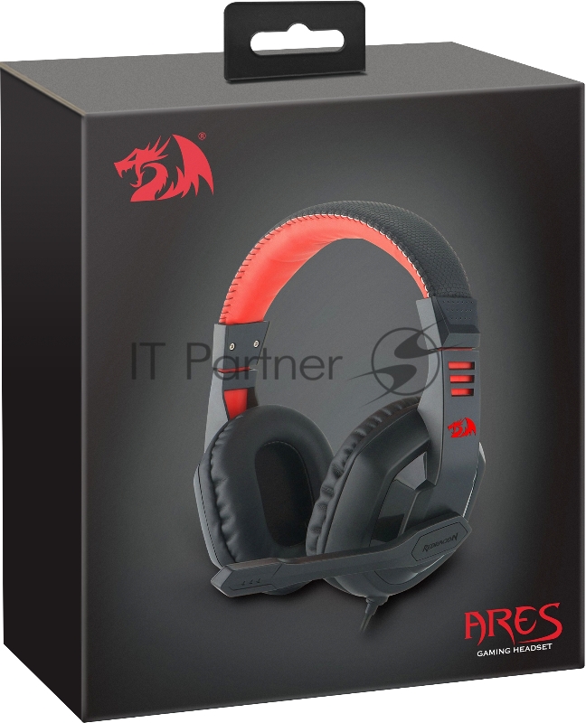 Гарнитура GAMING ARES RED/BLACK REDRAGON 78343 DEFENDER