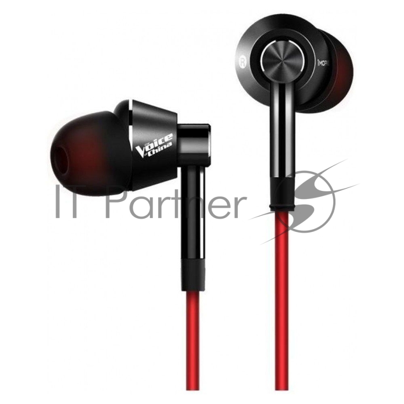 Наушники 1MORE 1M301-Black вставные ( затычки) с микрофоном,20 - 20000 Гц,98 дБ,32 Ом,5 мВт,mini jack 3.5 mm