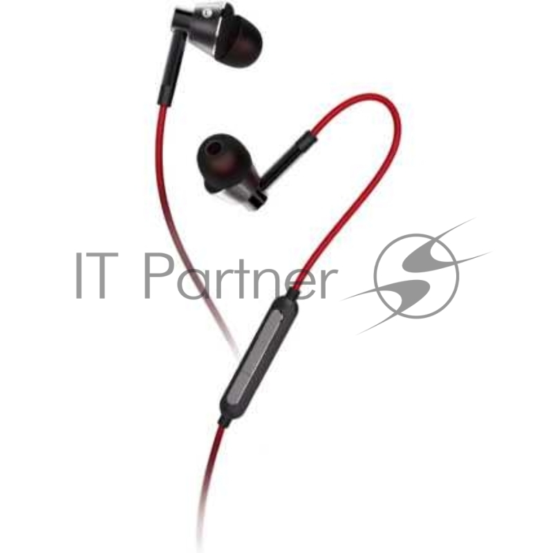 Наушники 1MORE 1M301-Black вставные ( затычки) с микрофоном,20 - 20000 Гц,98 дБ,32 Ом,5 мВт,mini jack 3.5 mm