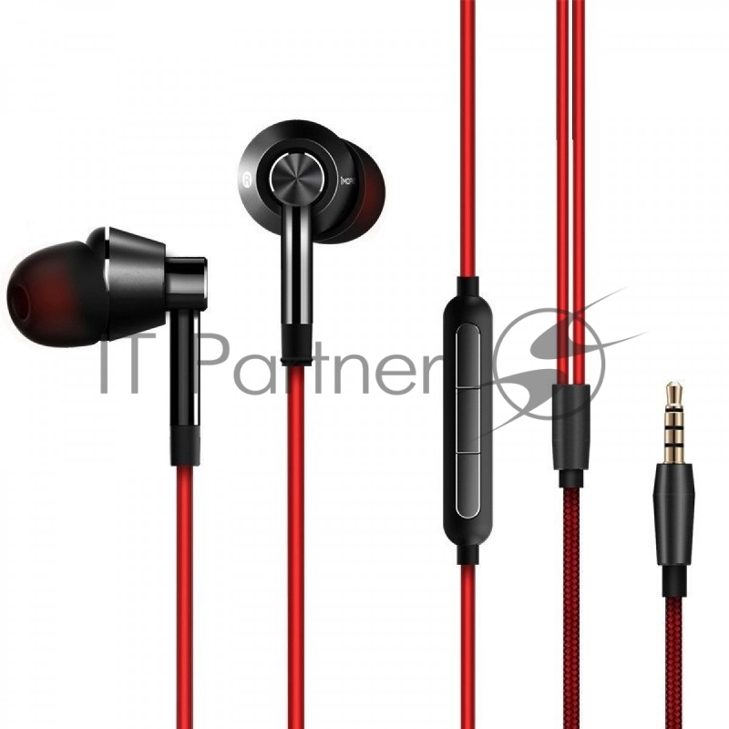 Наушники 1MORE 1M301-Black вставные ( затычки) с микрофоном,20 - 20000 Гц,98 дБ,32 Ом,5 мВт,mini jack 3.5 mm