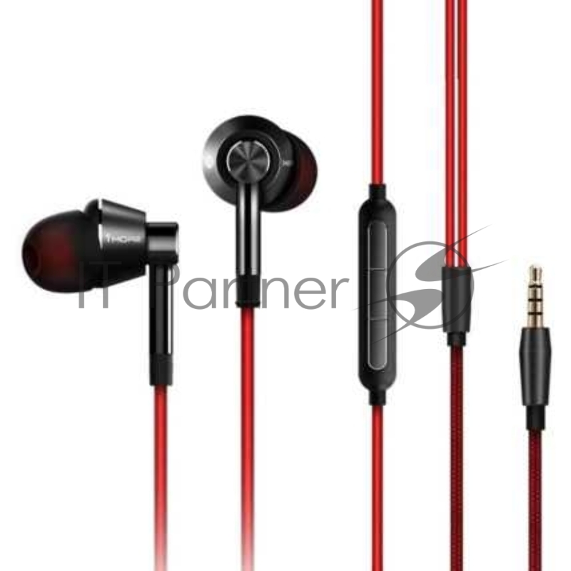 Наушники 1MORE 1M301-Black вставные ( затычки) с микрофоном,20 - 20000 Гц,98 дБ,32 Ом,5 мВт,mini jack 3.5 mm