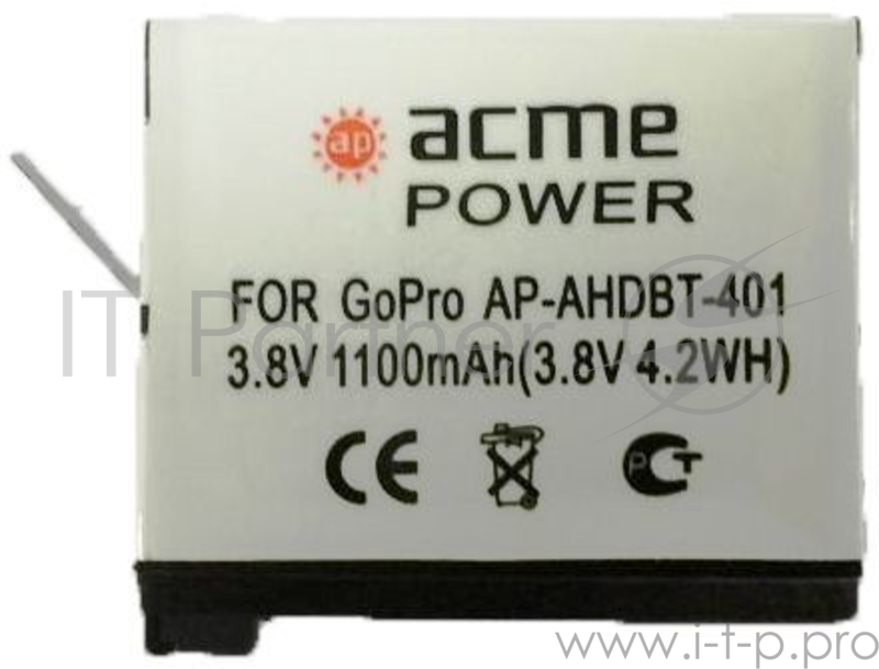 Аккумулятор для компактных камер и видеокамер AcmePower AP-AHDBT-401