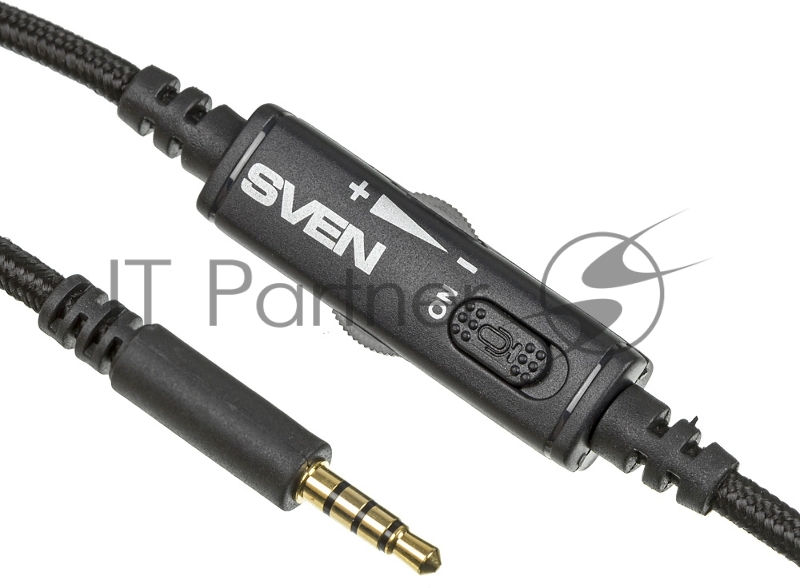 Игровые наушники SVEN AP-G999MV с микрофоном серый (50 мм, мини-джек (стерео) O 3,5 мм (4 pin))