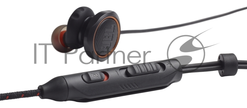 Наушники JBL Quantum 50 (накладные), черный Сопротивление 16 Ом, силиконовые вкладыши трех размеров, вес 21.5г, цвет черный