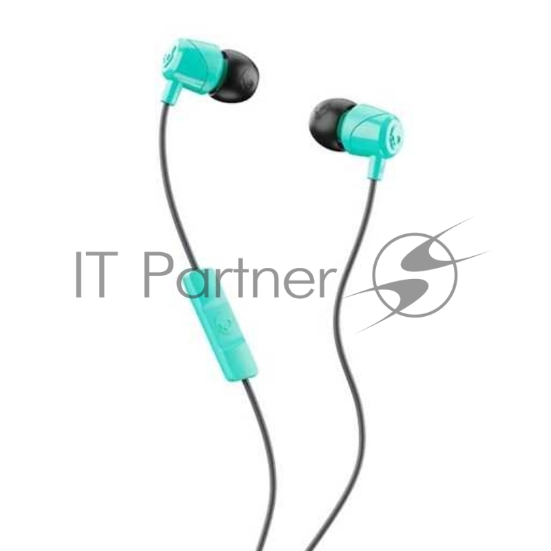 Наушники Skullcandy проводные внутриканальные с микрофоном JIB IN EAR W/MIC 1, черно-бирюзовые