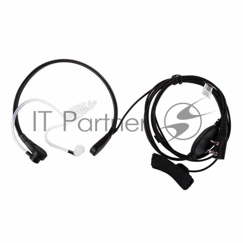 Ларингофон P-780 с звуководом и кнопкой на палец, разъем тип Кенвуд