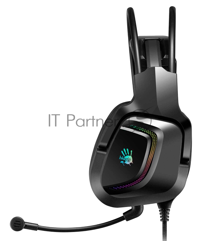 Наушники с микрофоном A4Tech Bloody G575 черный 2м мониторные USB оголовье (G575 USB/ BLACK)