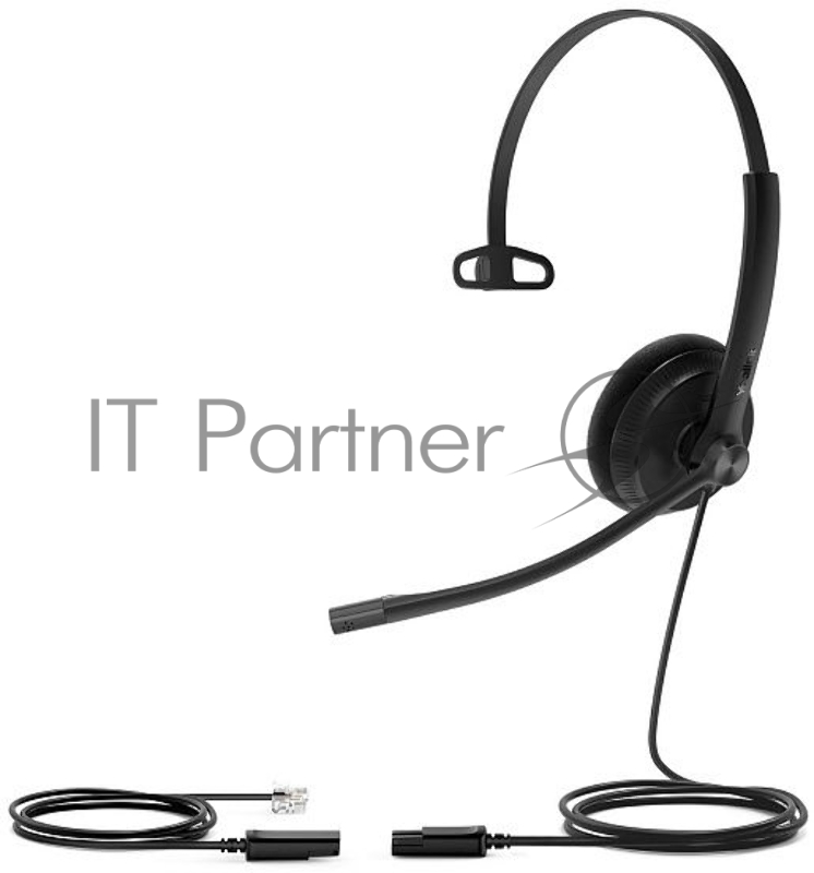 Гарнитура YEALINK YHS34 Lite Mono Моно, Проводная, HD звук, QD, RJ9, шт