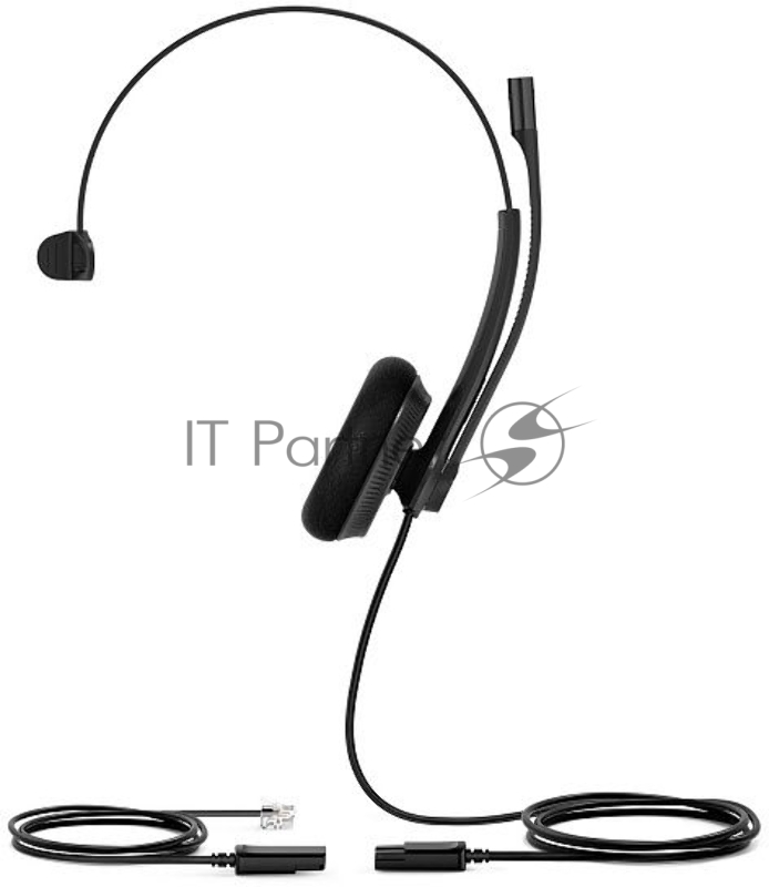 Гарнитура YEALINK YHS34 Lite Mono Моно, Проводная, HD звук, QD, RJ9, шт