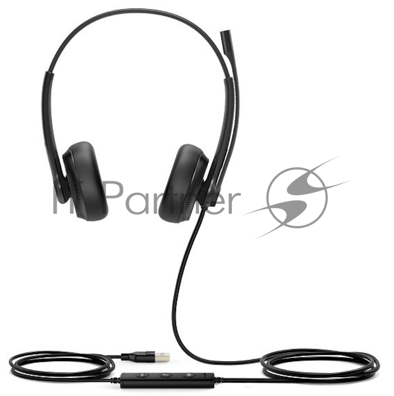 Гарнитура проводная Yealink UH34 Dual UC
